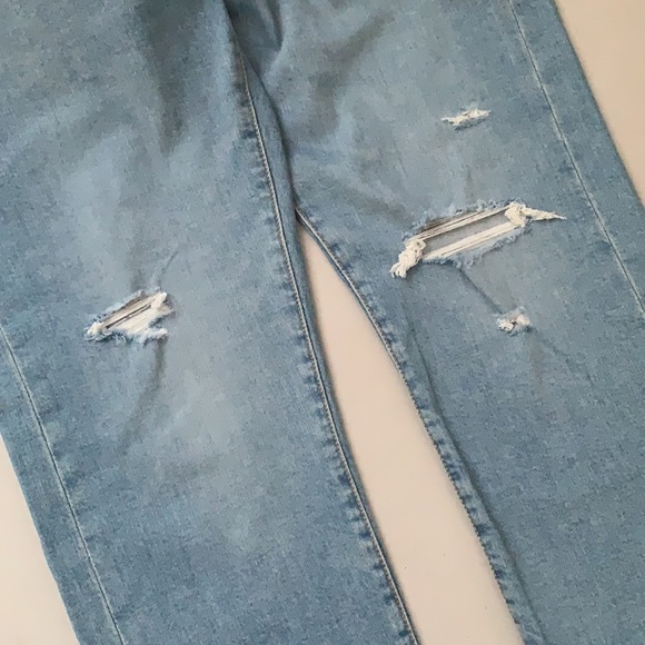 LEVI'S Wedgie High Rise Straight Jeans- Lt Indigo - Picture 6 of 9